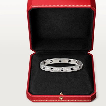 ¡®Aura Jewels¡¯LOVE BRACELET 6.1MM DIAMOND-PAVED CERAMIC