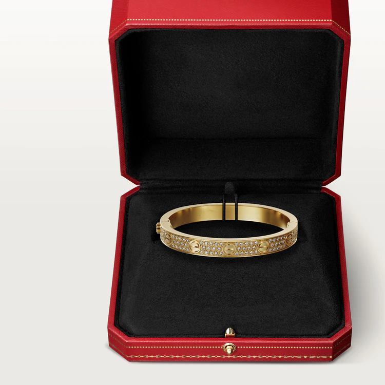 ¡®Aura Jewels¡¯LOVE BRACELET 6.1MM DIAMOND-PAVED