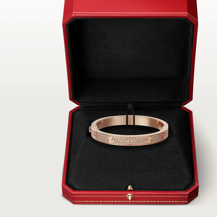 ¡®Aura Jewels¡¯LOVE BRACELET 6.1MM DIAMOND-PAVED