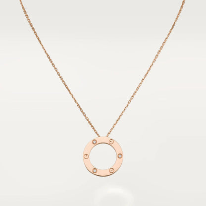 ¡®Aura Jewels¡¯LOVE NECKLACE 16MM 3 DIAMONDS