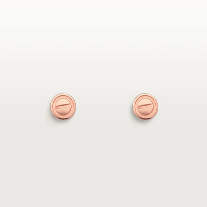 ¡®Aura Jewels¡¯LOVE EARRINGS PINK GOLD 10MM