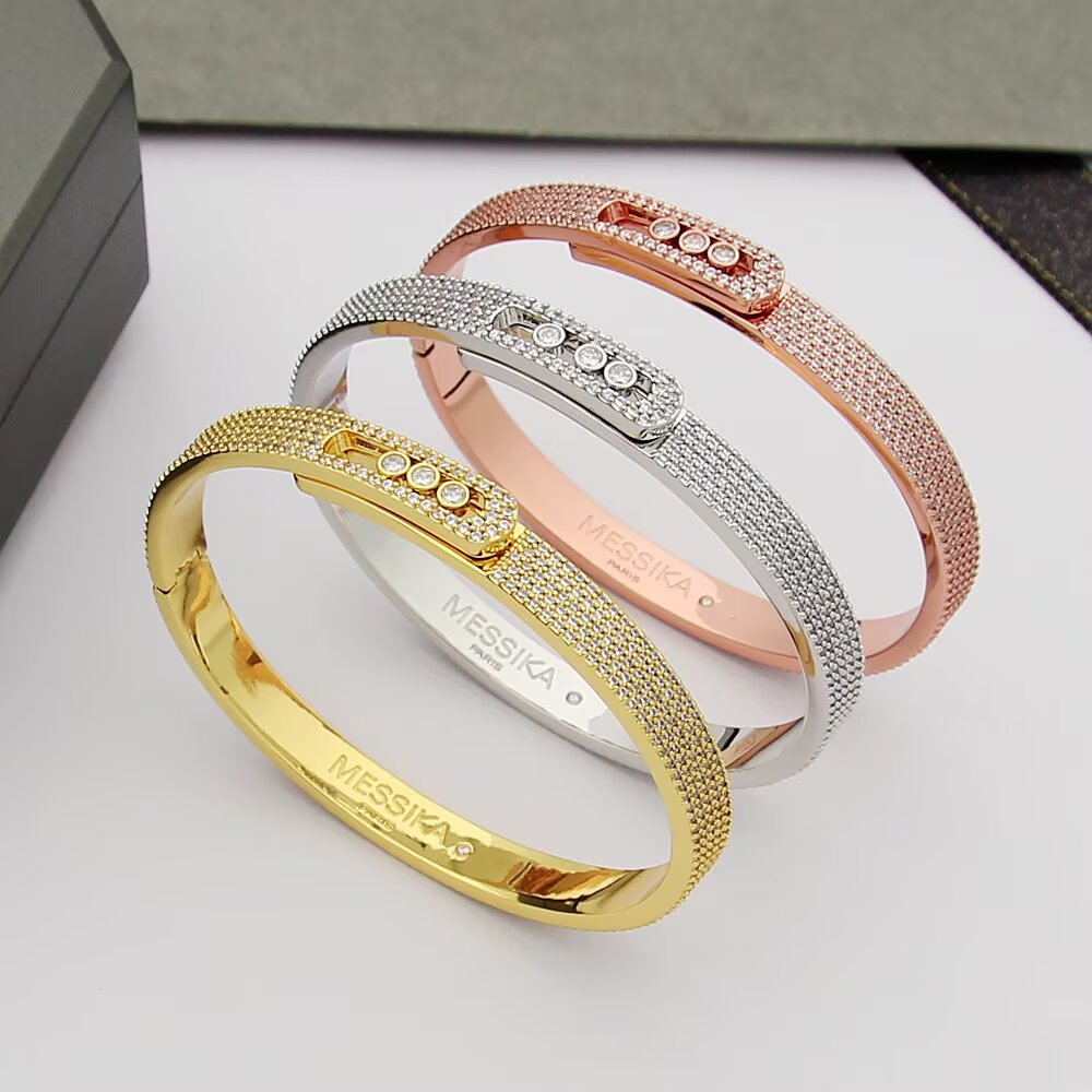 [Aura Jewels]Move Noa Full Pavé Diamond Bangle Bracelet