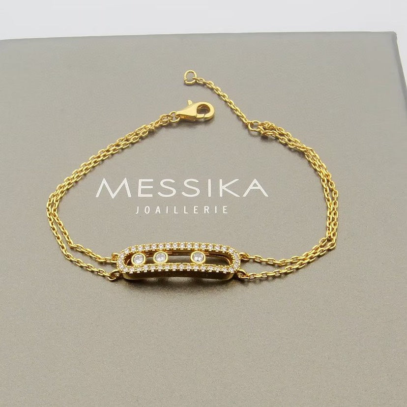 [Aura Jewels] Move Classique pavé bracelet
