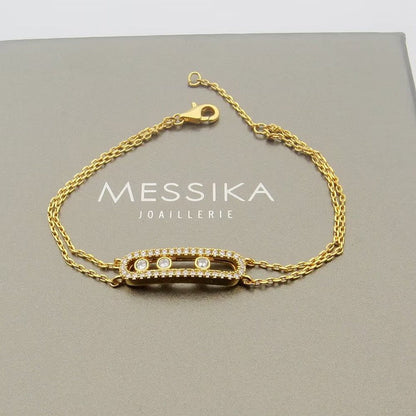 [Aura Jewels] Move Classique pavé bracelet
