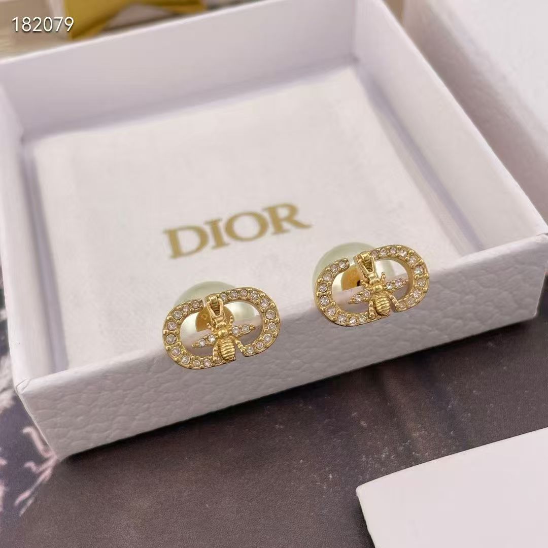 [Aura Jewels]CD Honeycomb Pearl Stud Earrings