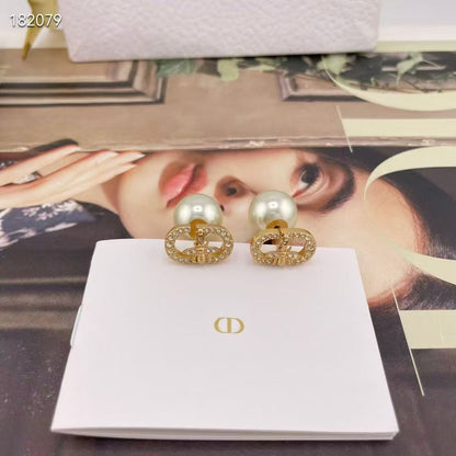 [Aura Jewels]CD Honeycomb Pearl Stud Earrings