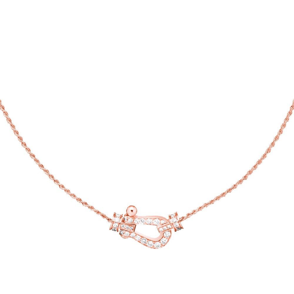 ¡®Aura Jewels¡¯FORCE 10 PINK GOLD DIAMOND NECKLACE