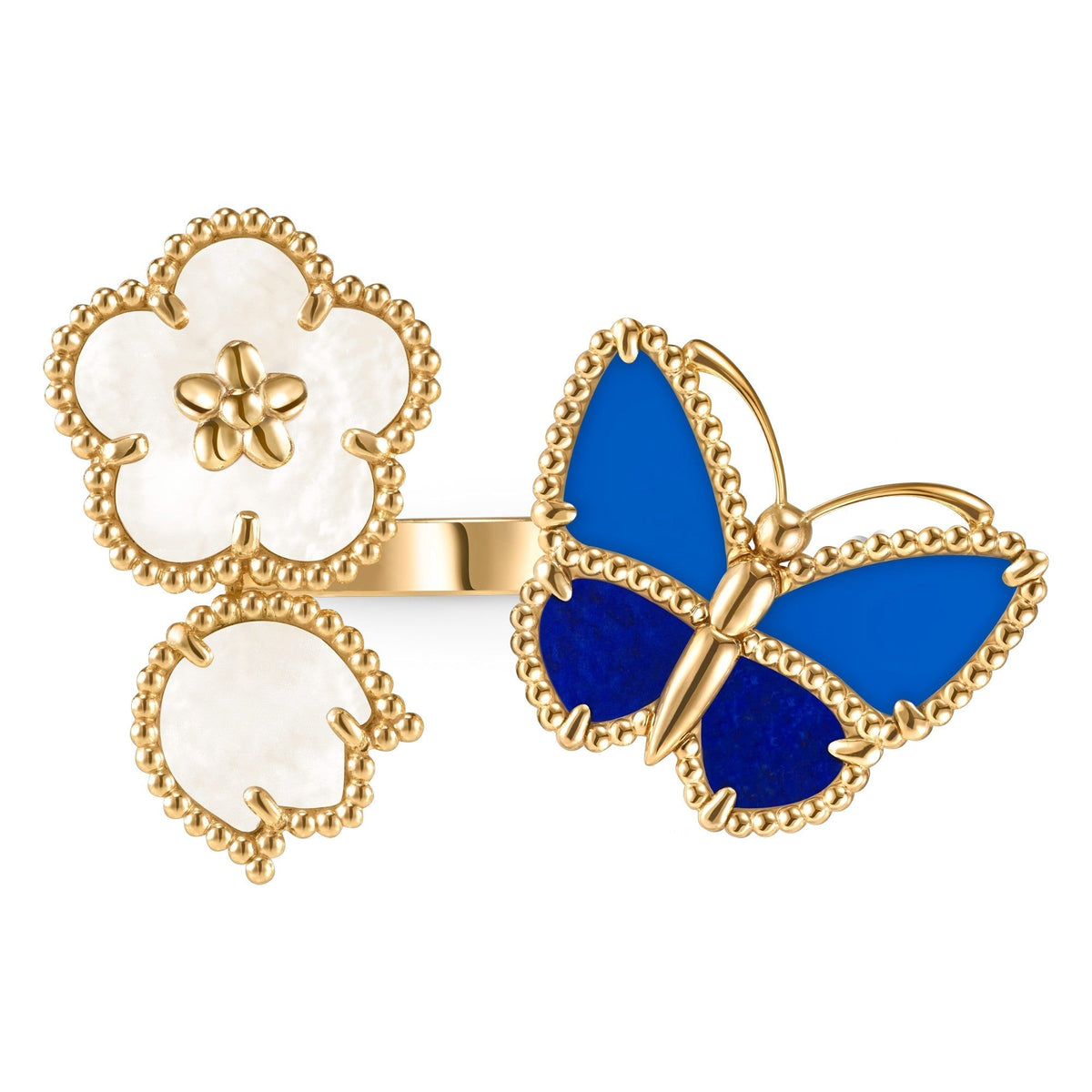 [Aura Jewels]LUCKY SPRING BUTTERFLY OPEN-FACE RINGS