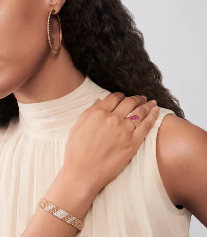 [Aura Jewels]Five-row diamond bracelet