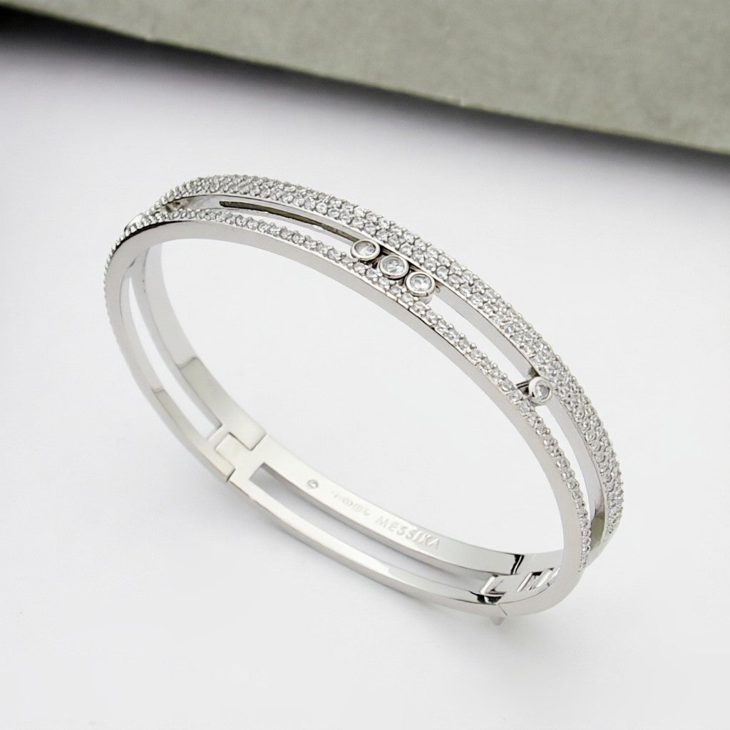 [Aura Jewels]Move Romane pavé bangle