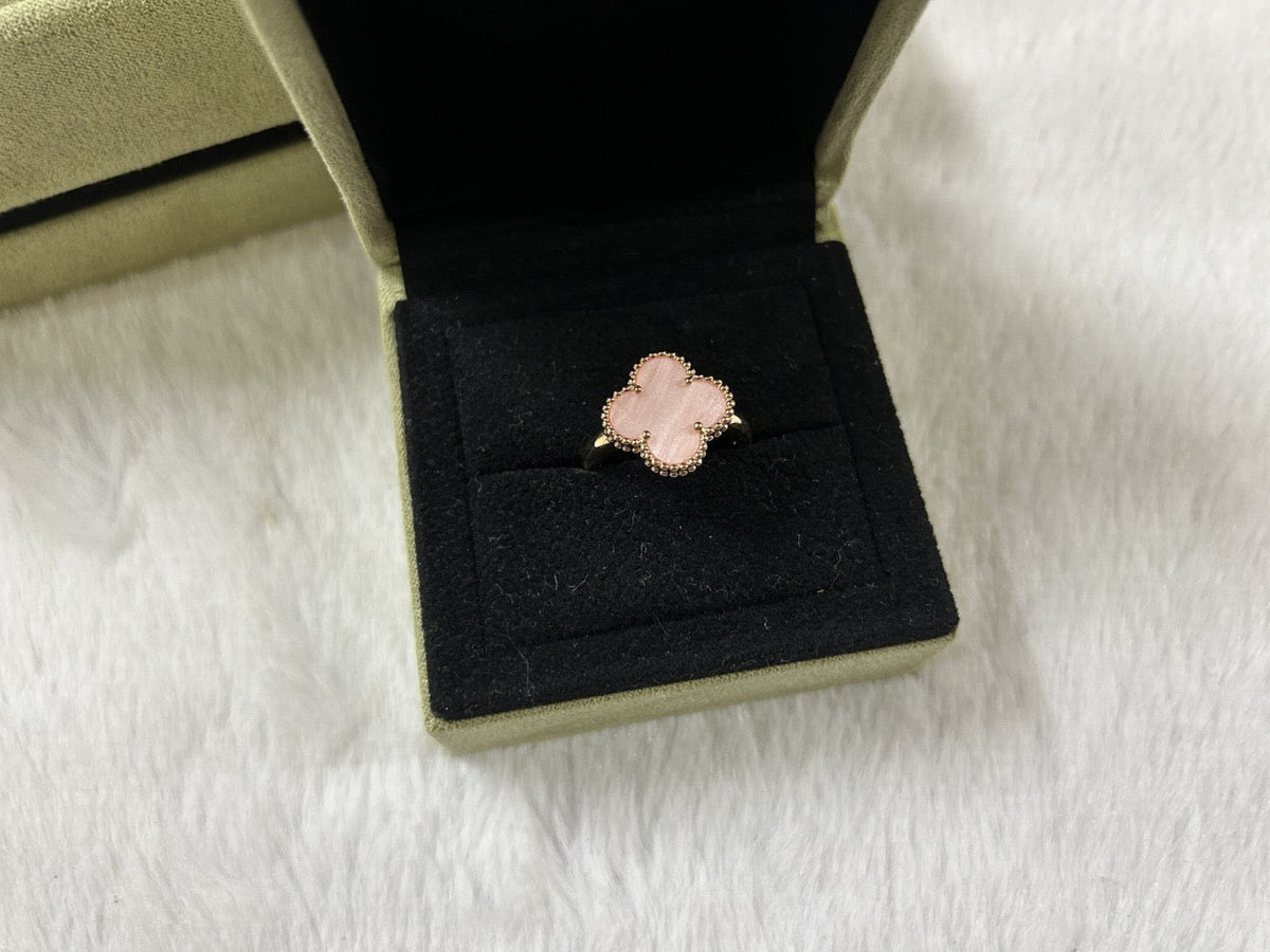 [Aura Jewels]Pink Clover Ring