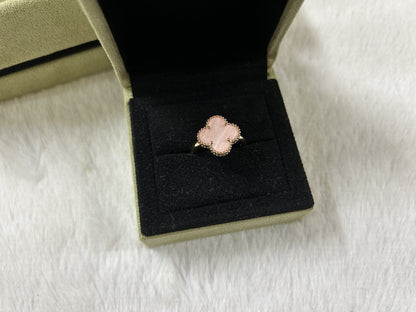 [Aura Jewels]Pink Clover Ring