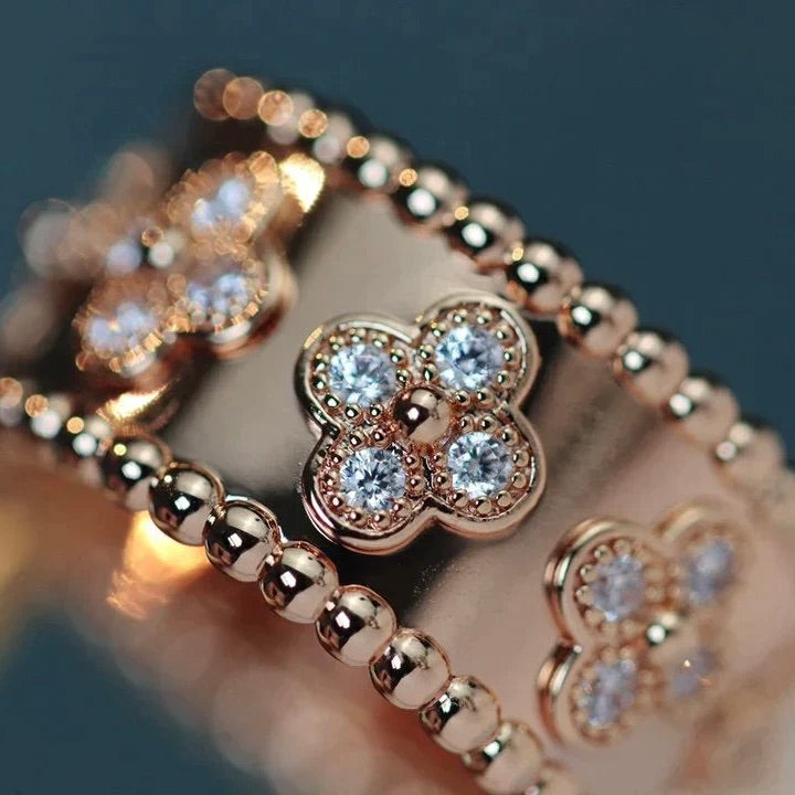 ¡®Aura Jewels¡¯CLOVER KALEIDOSCOPE RING 10MM