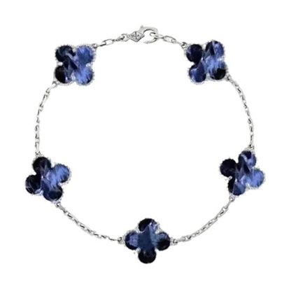 [Aura Jewels]New CLOVER 5 MOTIF PIETERSITE BRACELET COLLECTION