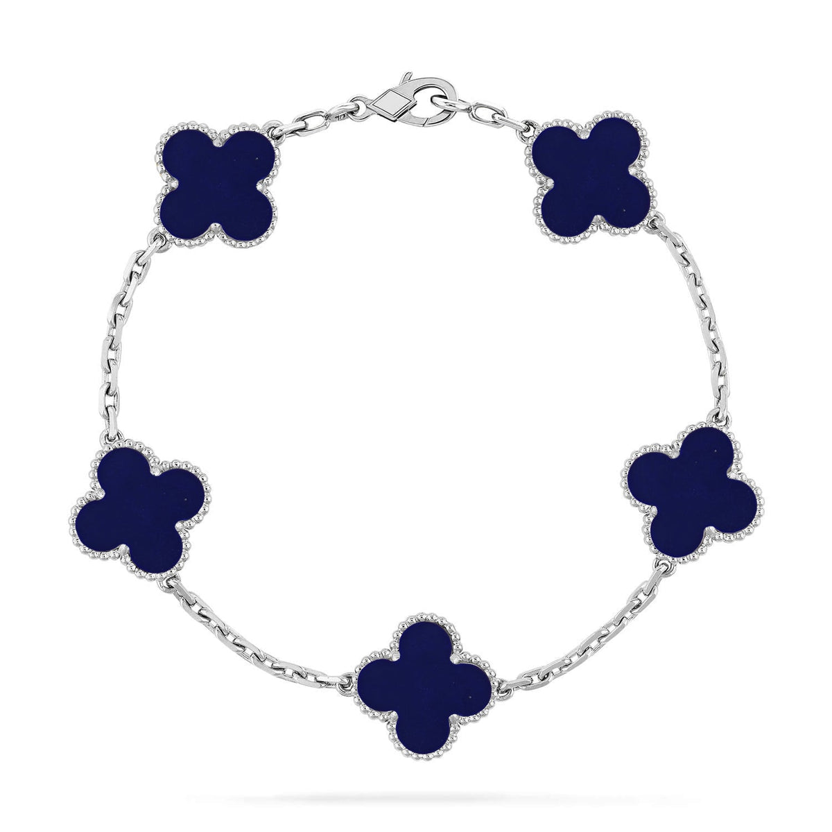 [Aura Jewels]New CLOVER 5 MOTIF LAPIS LAZULI BRACELET COLLECTION