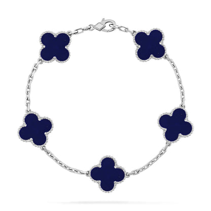 [Aura Jewels]New CLOVER 5 MOTIF LAPIS LAZULI BRACELET COLLECTION