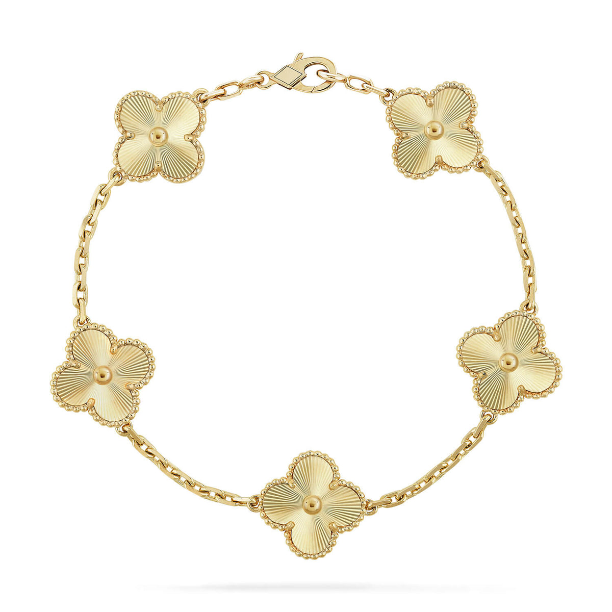 [Aura Jewels]New  CLOVER 5 MOTIF LASER BRACELET COLLECTION