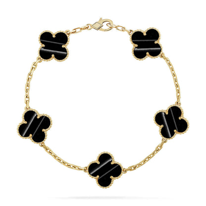 [Aura Jewels]New  CLOVER 5 MOTIF PULSAR STONE BRACELET COLLECTION