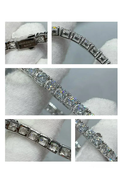 [Aura Jewels] TENNIS BRACELET WITH FULL DIAMOND SETTING