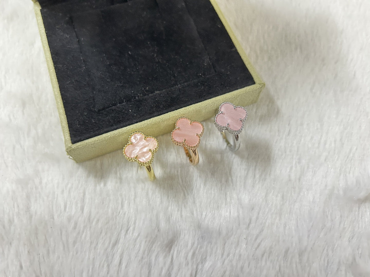 [Aura Jewels]Pink Clover Ring
