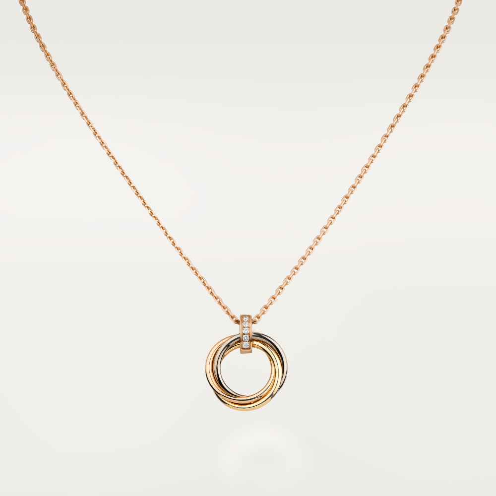 ¡®Aura Jewels¡¯TRINITY NECKLACE GOLD  DIAMONDS