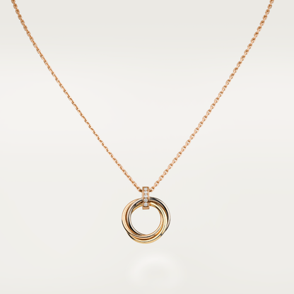 ¡®Aura Jewels¡¯TRINITY NECKLACE GOLD  DIAMONDS