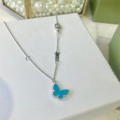 ¡®Aura Jewels¡¯BUTTERFLY TURQUOISE BUTTERFLY BRACELET SILVER