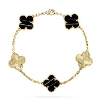 [Aura Jewels]New  CLOVER 5 MOTIF PULSAR STONE BRACELET COLLECTION