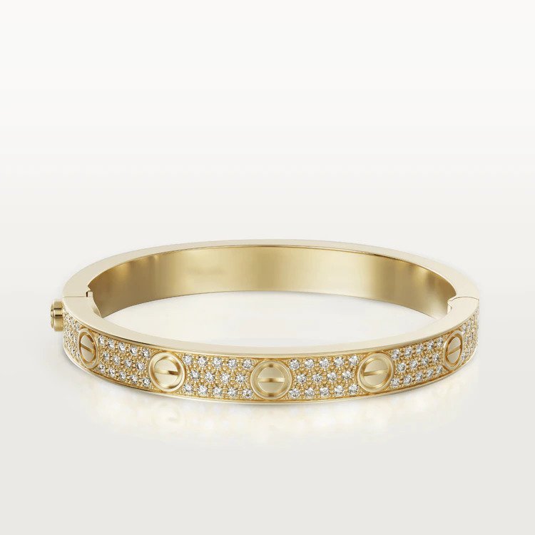 ¡®Aura Jewels¡¯LOVE BRACELET 6.1MM DIAMOND-PAVED