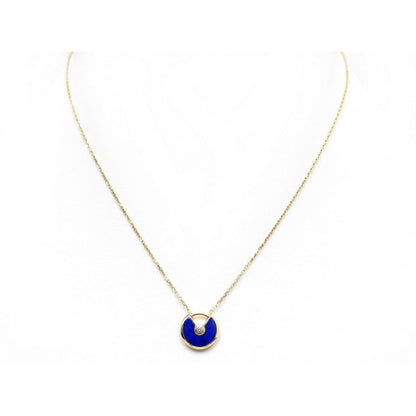¡®Aura Jewels¡¯AMULETTE ROSE GOLD AGATE NECKLACE