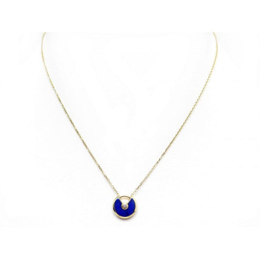 ¡®Aura Jewels¡¯AMULETTE ROSE GOLD AGATE NECKLACE