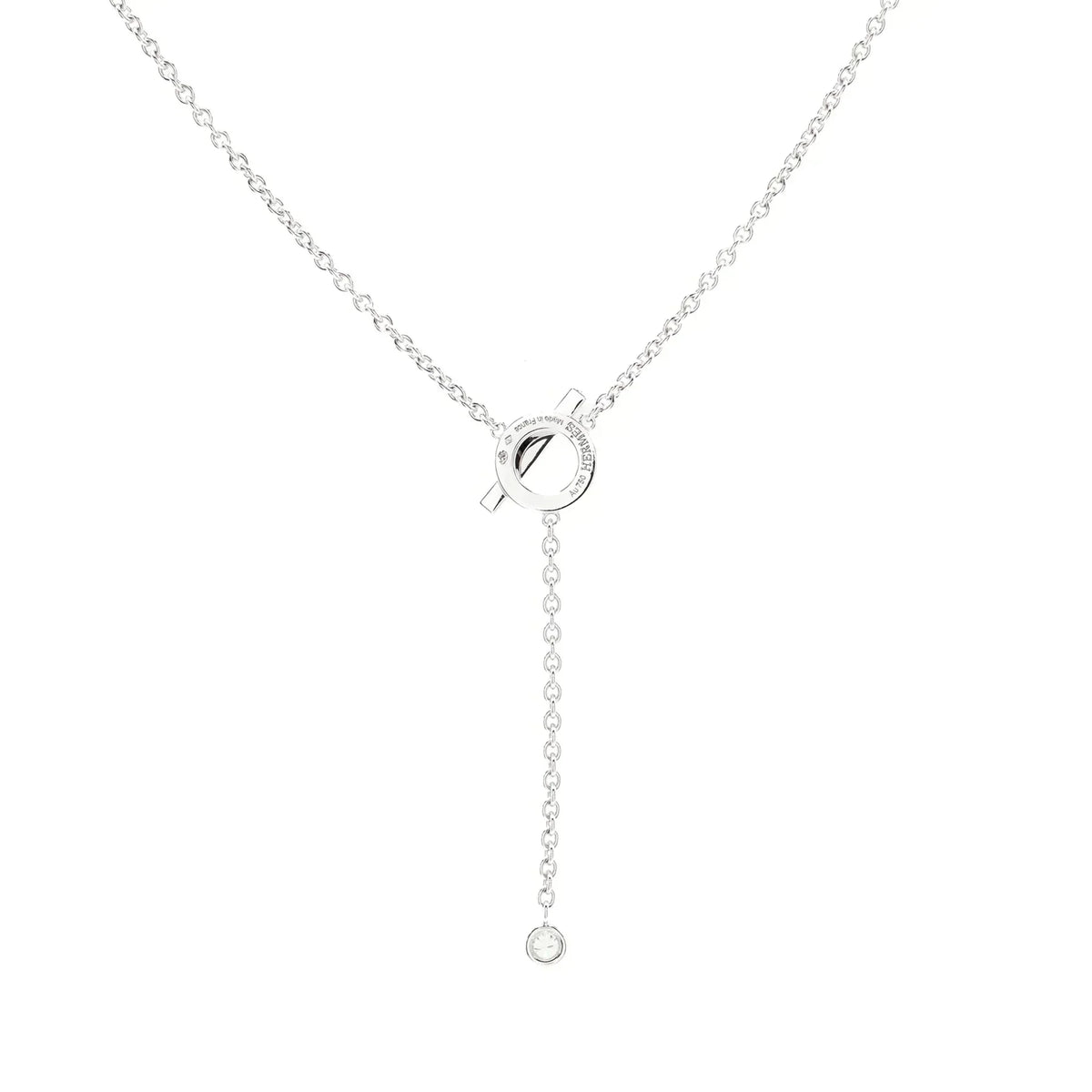 ¡®Aura Jewels¡¯FINESSE SILVER DIAMOND NECKLACE