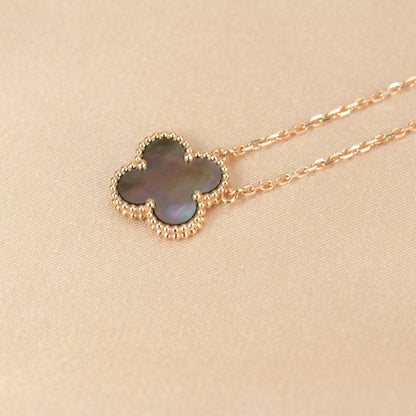 ¡®Aura Jewels¡¯CLOVER 15MM  GRAY MOTHER OF PEARL NECKLACE