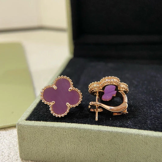 [Aura Jewels]2025 NEW VIOLET STUD EARRINGS