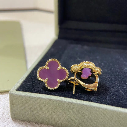 [Aura Jewels]2025 NEW VIOLET STUD EARRINGS