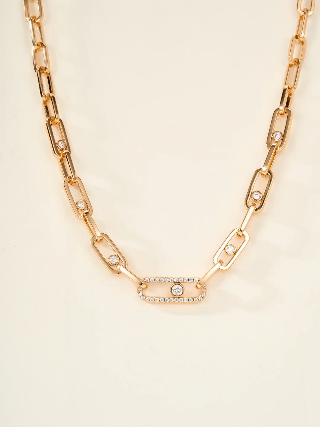 [Aura Jewels] MK NEW SLIDING DIAMOND NECKLACE