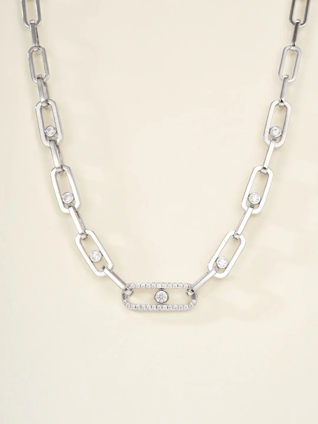 [Aura Jewels] MK NEW SLIDING DIAMOND NECKLACE