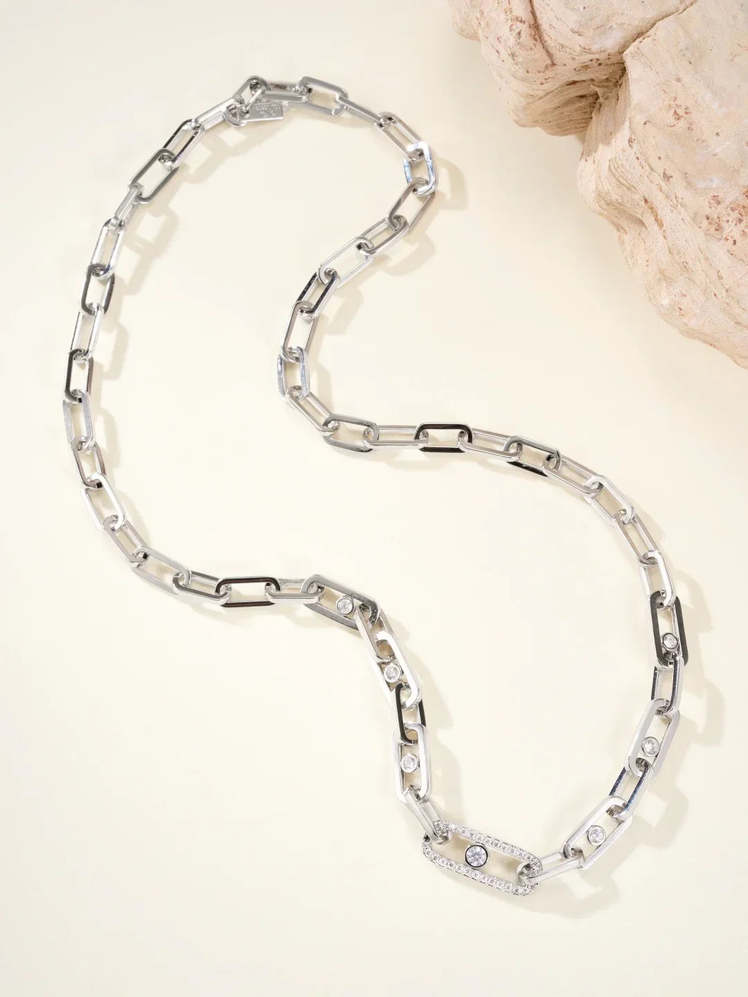 [Aura Jewels] MK NEW SLIDING DIAMOND NECKLACE