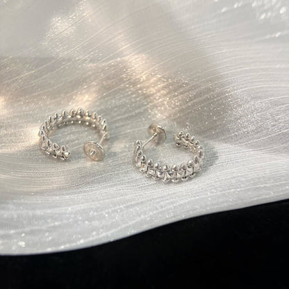 ¡®Aura Jewels¡¯CLASH SMALL HOOP EARRINGS