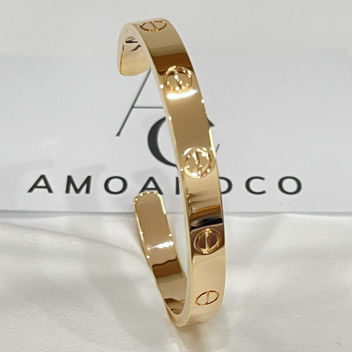 ¡®Aura Jewels¡¯LOVE BRACELET 6.1MM OPEN CUFF