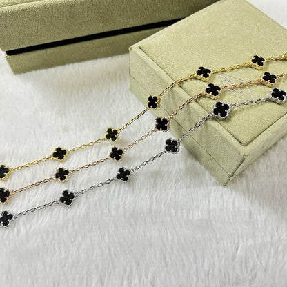 [¡®Aura Jewels¡¯]CLOVER 6 MOTIF  ONYXS BRACELET