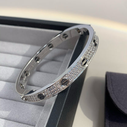 ¡®Aura Jewels¡¯LOVE BRACELET 6.1MM DIAMOND-PAVED CERAMIC