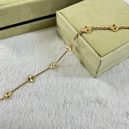 [Aura Jewels]New CLOVER 6 MOTIF DIAMOND BRACELET