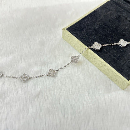 [Aura Jewels]New CLOVER 6 MOTIF DIAMOND BRACELET