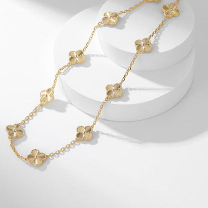 ¡®Aura Jewels¡¯CLOVER 10 MOTIFS LASER NECKLACE