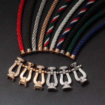 ¡®Aura Jewels¡¯FORCE LARGE HORSESHOE NO DIAMOND BRACELET ROSE GOLD