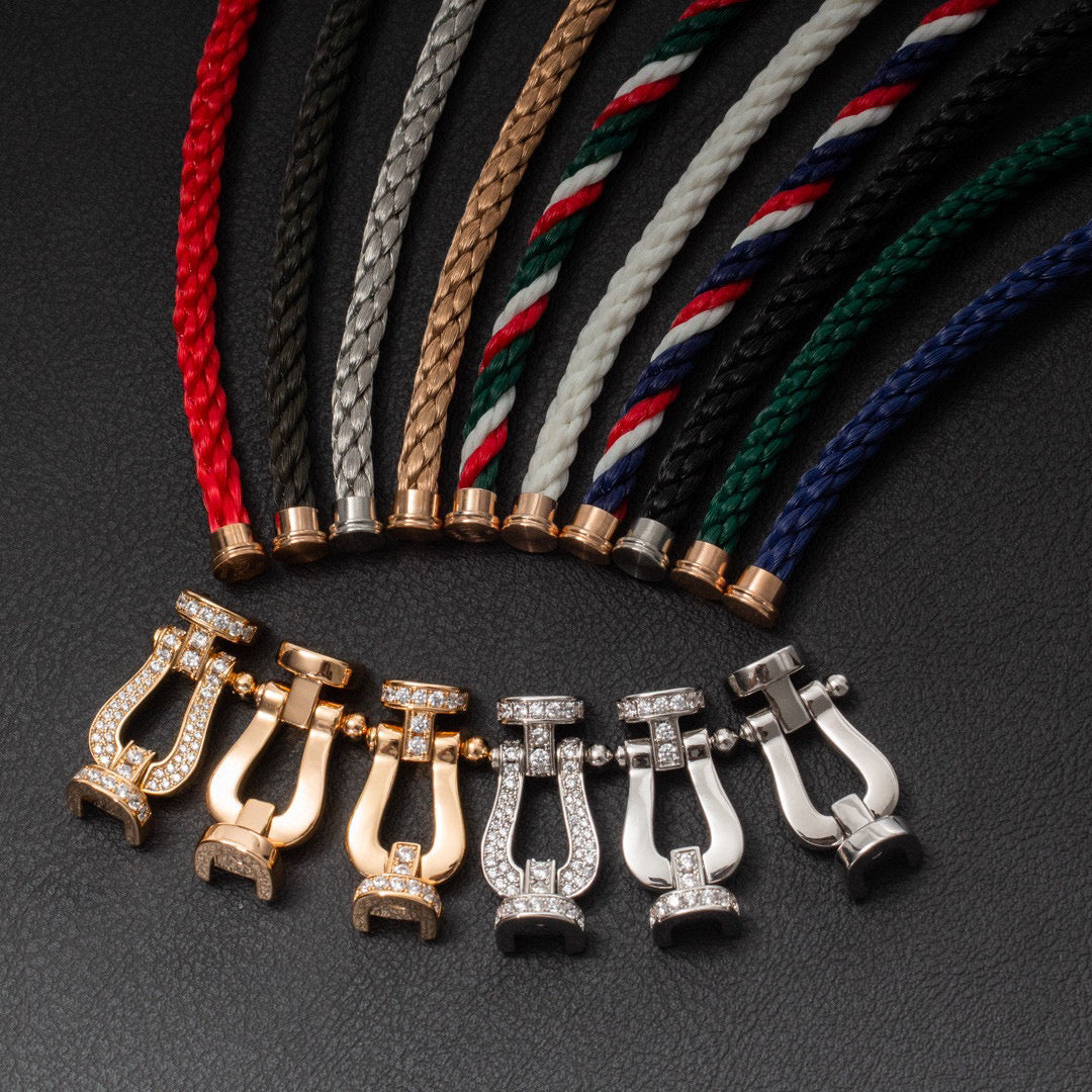 ¡®Aura Jewels¡¯FORCE LARGE HORSESHOE NO DIAMOND BRACELET SILVER