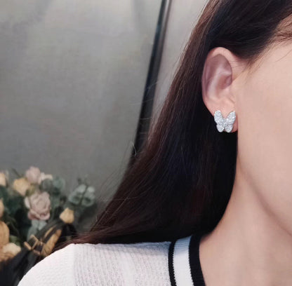 ¡®Aura Jewels¡¯BUTTERFLY ALL DIAMOND EARRINGS