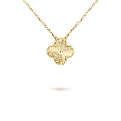 ¡®Aura Jewels¡¯CLOVER 15MM LASER NECKLACE