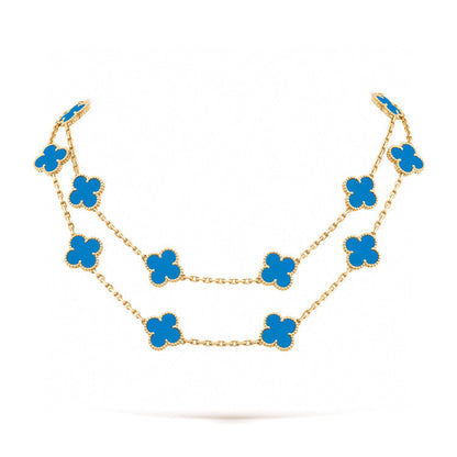 ¡®Aura Jewels¡¯CLOVER 20 MOTIFS TURQUOISE GOLD